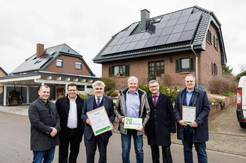 Verleihung Grüne Hausnummer PLUS in Muldestausee