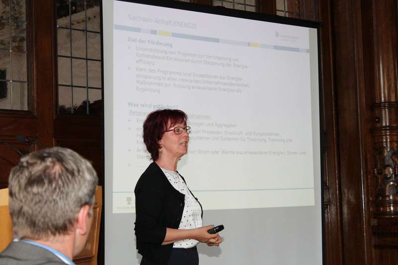 Doris Knöfel informiert zum Förderprogramm Sachsen Anhalt ENERGIE