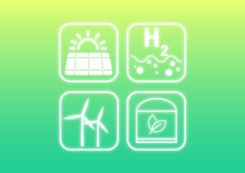 Symbolbild Erneuerbare Energien/Wasserstoff